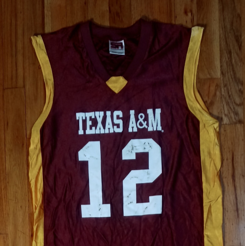 Texas A&M Aggies Basketball Jersey college shirt